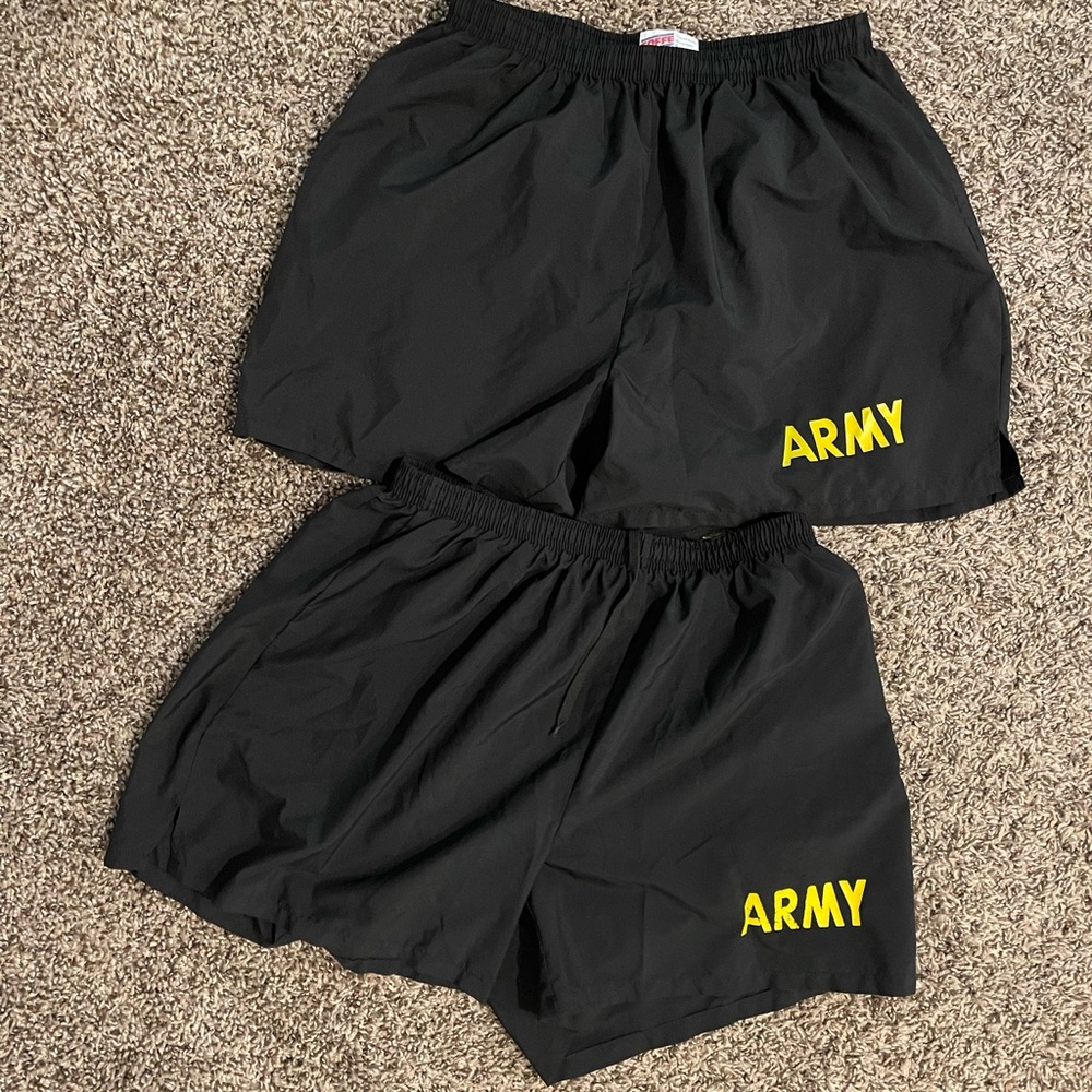 Army PT shorts